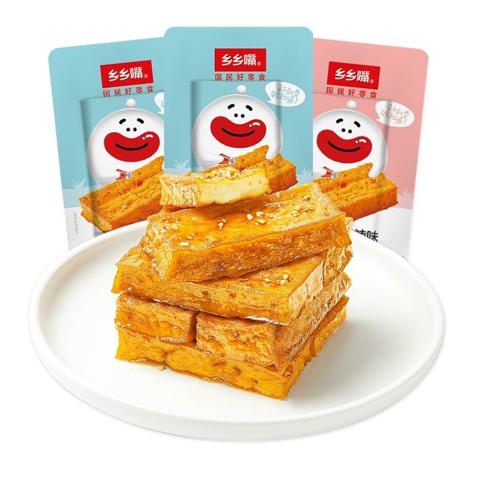 Wugang Signature Marinated Tofu 5 packs*22g Spicy Snack Hunan Specialty Flavour Sent Randomly