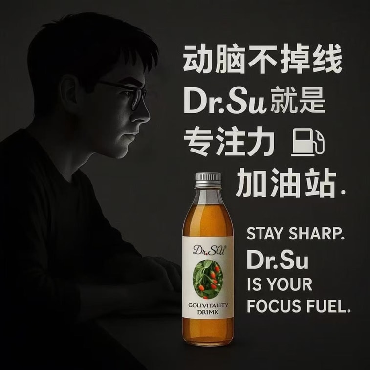 美國 Dr. Su枸杞元氣飲 6x12oz 100%全天然 0添加 0防腐 枸杞味 草本氣泡飲 美國製造 (冰飲更加) 3