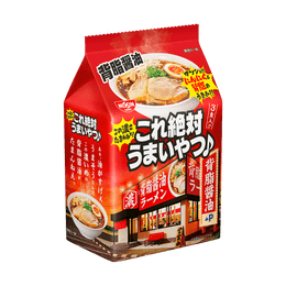 日本NISSIN日清 拉王拉麵泡麵 豬油醬油口味 3份裝 300g