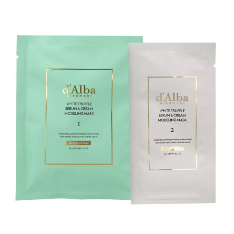 韩国D'ALBA黛尔珀 白松露精华乳霜塑形面膜 4套装 #舒缓降温 8