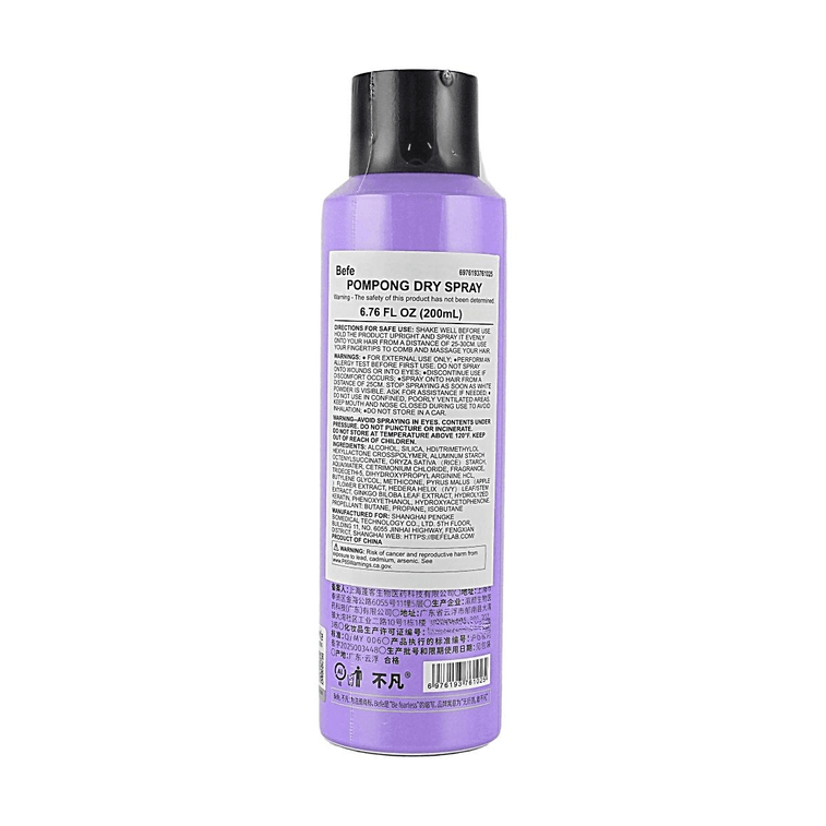 BEFE Volumizing Dry Shampoo Spray, 6.76 fl oz, Oil Control Fluffy No-Wash Hair Care 5