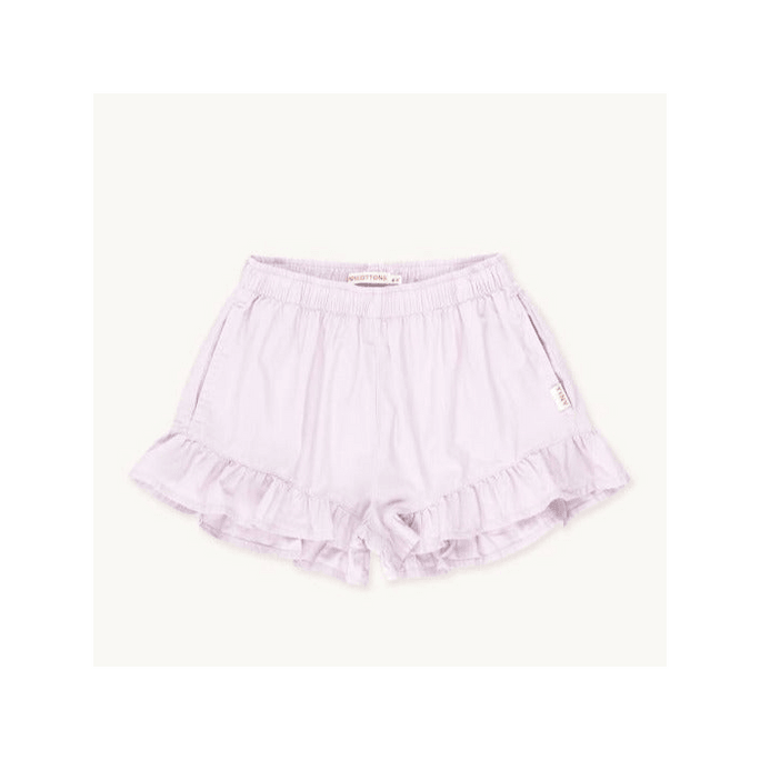 美国 MOM LOVES ME 儿童女童荷叶边短裤 淡紫色 12岁