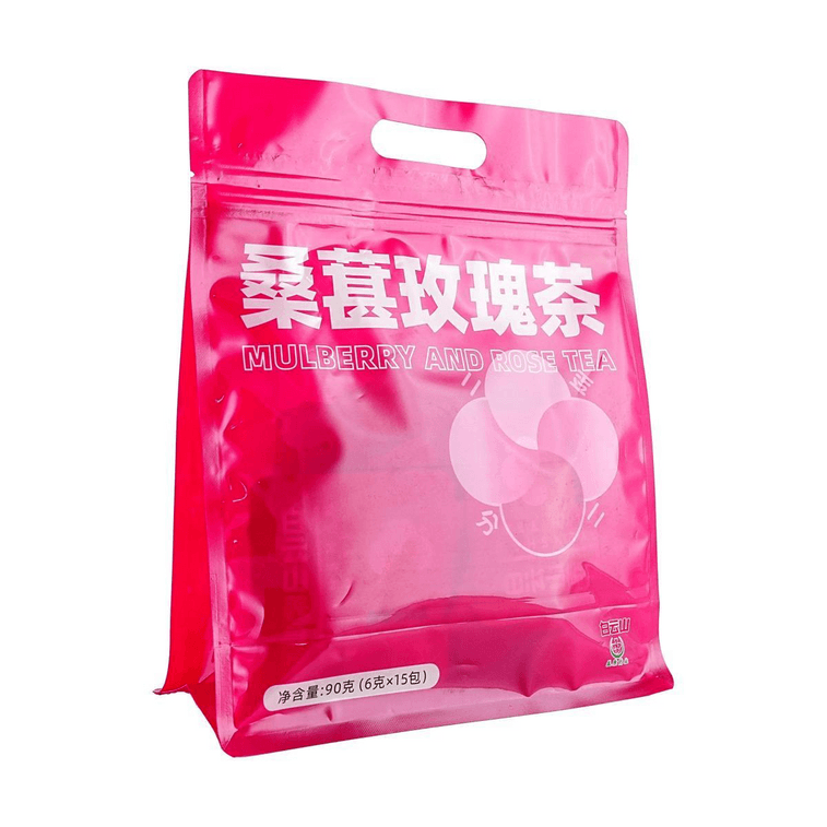 廣藥白雲山 桑葚玫瑰茶 6g*15包入 白裡透紅 女神紅顏茶 美容養顏 獨立包裝養生茶包 11