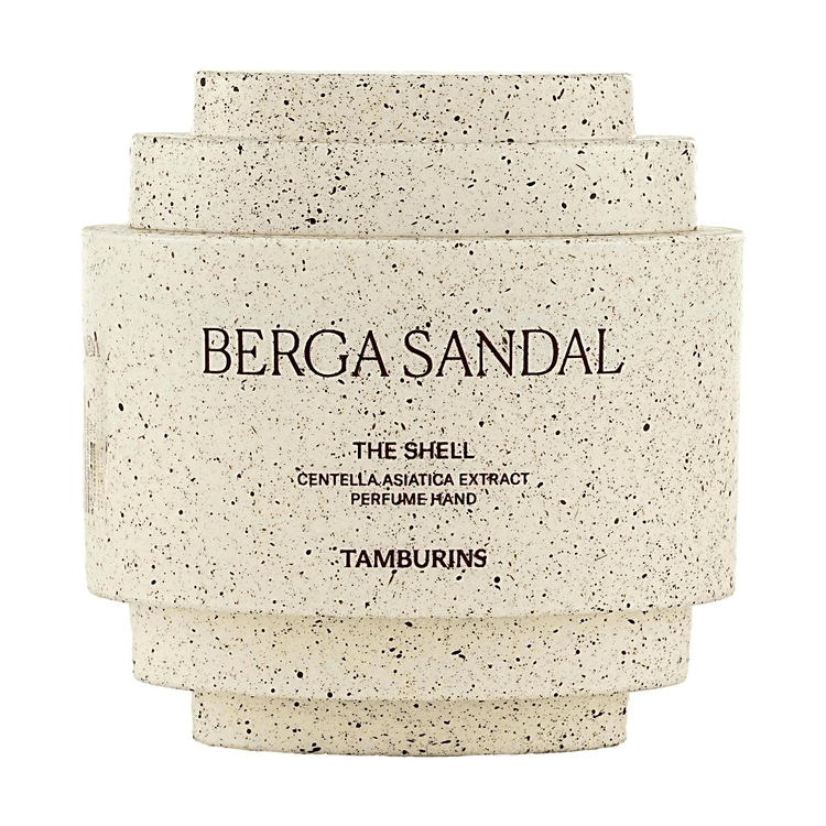 TAMBURINS Shell Fragrance Hand Cream, 1.01 fl oz #BERGA SANDAL