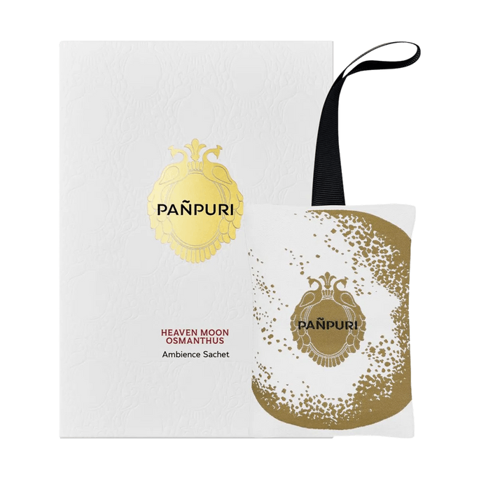 PANPURI Heavenly Osmanthus Fragrance Sachet (Scented Sachet/Aromatic Pouch/Hanging Diffuser, Car Air Freshener)