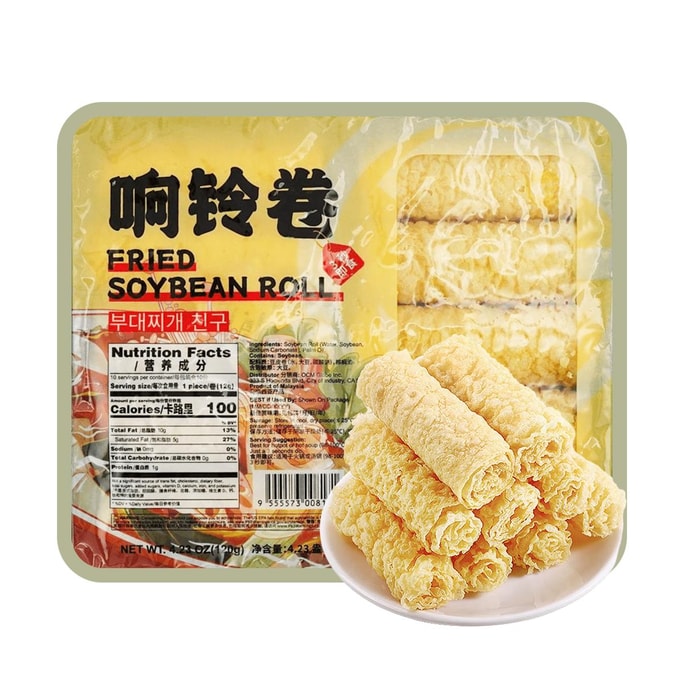 Fried Soybean Roll 4.23 oz 【For Hot Pot】