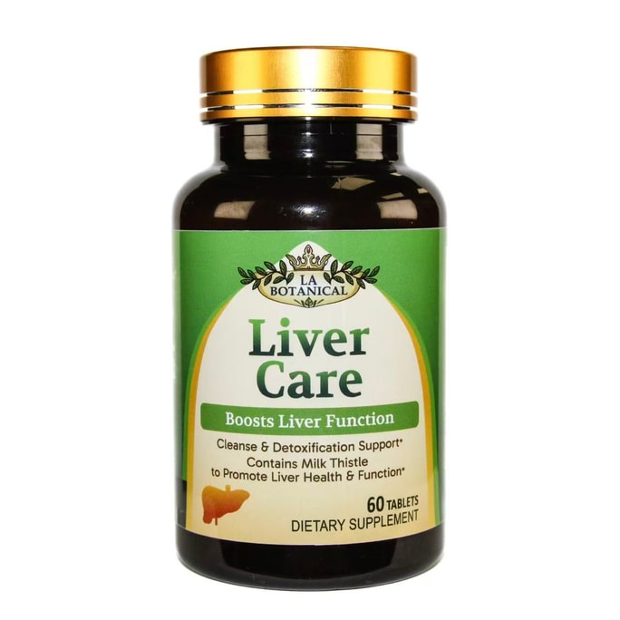 美国 LA Botanical 肝清源 護肝+解毒 60片裝