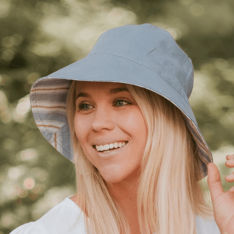 MOM LOVES ME レディース 50歳以上 バケーション用 リバーシブル サンハット - サイズ / 4