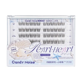 Self-Adhesive False Lashes, #Little Pearl, 84 Clusters【Lightweight Natural Beginner Friendly】