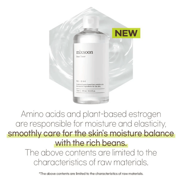 韓國 Mixsoon 豆爽膚水 300毫升 4
