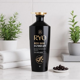 韩国RYO吕 洪真丹 黑豆发根营养洗发水 820ml 头皮镇静保湿