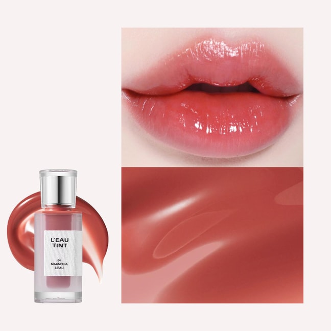 韩国BBIA 水之女神水感滋润保湿唇釉 清爽不粘腻 水光显色持色 4.5g ​​#04 Magnolia L'eau 玉兰花女神 经典珊瑚色​