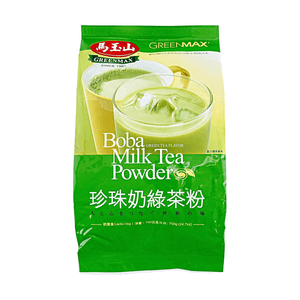 Boba Milk Tea Powder Green Tea Flavor 24.7oz 【Taiwan Flavor】【Lacto-Vegetarian Friendly】