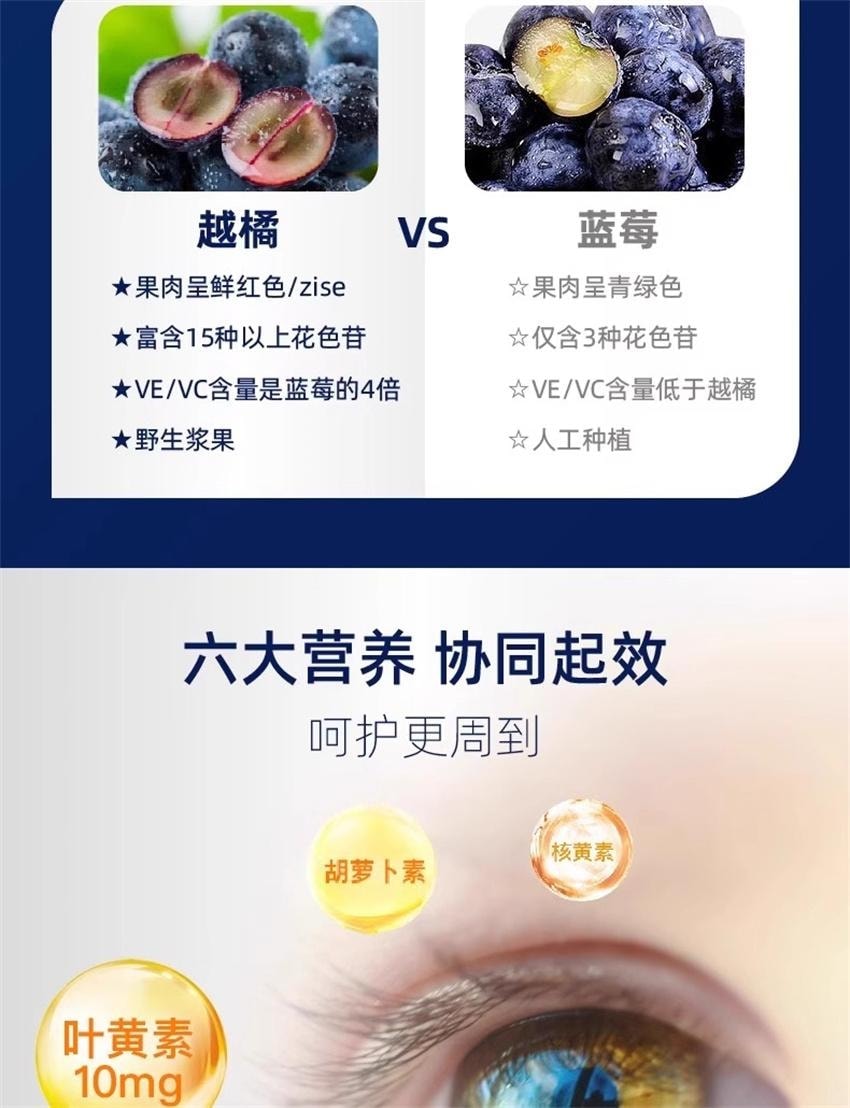 【中國直郵】 澳洲 bio island 兒童葉黃素越橘護眼膠囊 學生保護眼睛視力 60粒/瓶