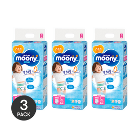 Baby Baby Pull Up Pants Diapers For Baby Girls Size L, 20~31 lbs, 44pcs