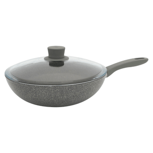 Parma Plus 11-inch Aluminum Nonstick Wok with Lid