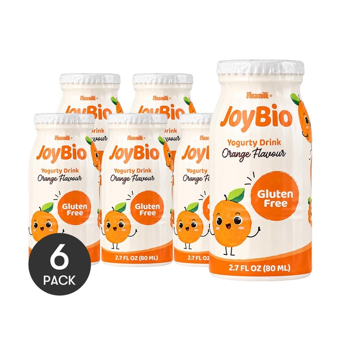 Vinamilk Joybio Yogurty Drink - Orange Flavor 2.71 fl oz *6