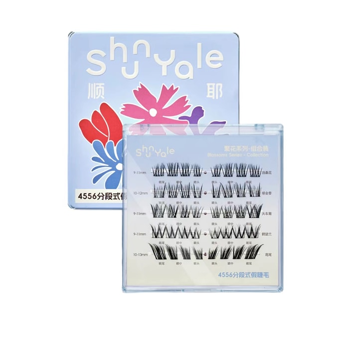 Segmental False Eyelashes Novice Naturally-Mixture 1Box