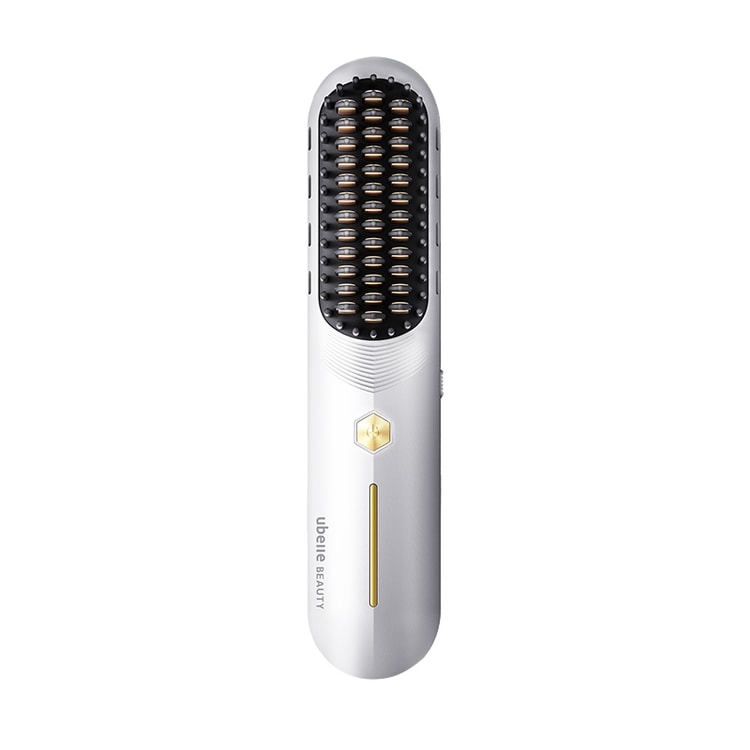 UBelle Wireless Negative Ion Straight Hair Comb White 1 Piece