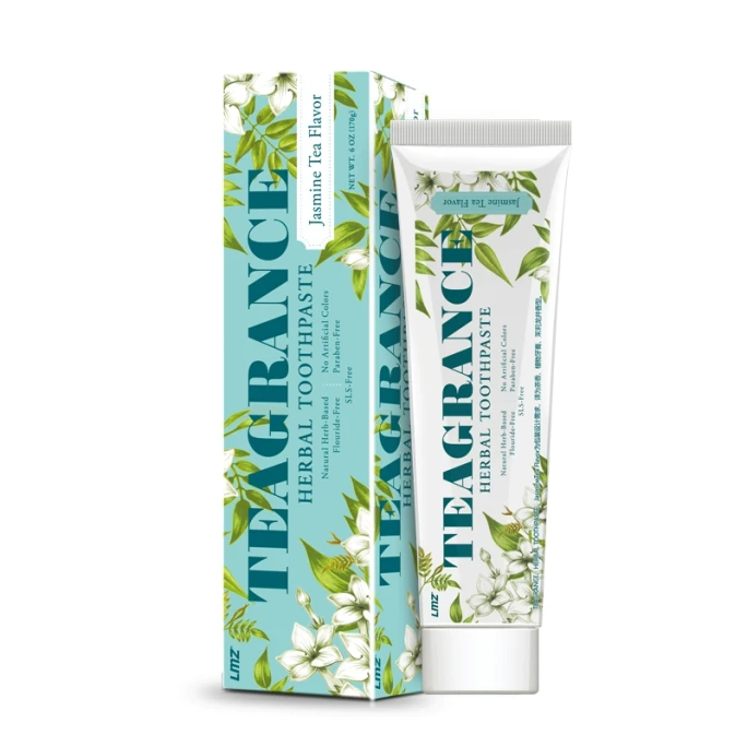 【中國直郵】 兩面針 龍井茉莉茶清香牙膏120g 天然植物萃取 清新口氣