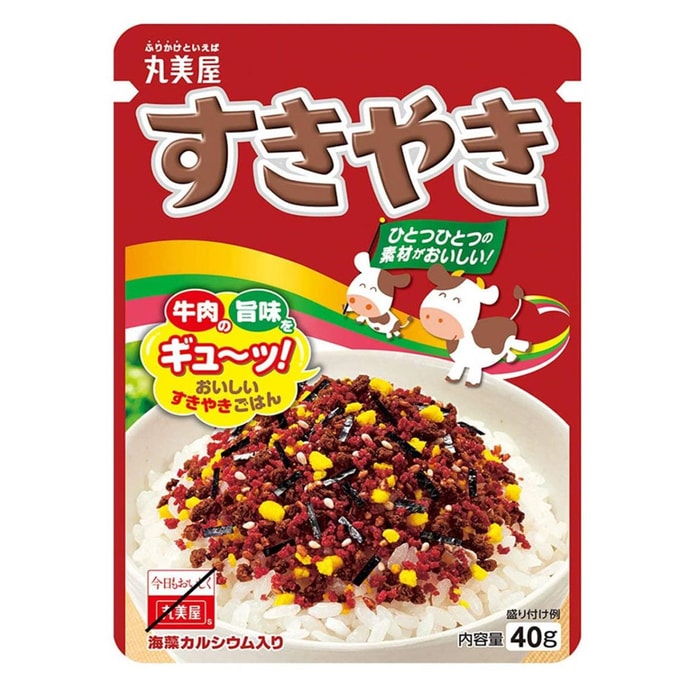 【日本直郵】日本丸美屋 網紅拌飯 方便拌飯 壽喜燒 40g