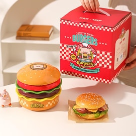 Lulu Pig Collaboration Hamburger Tableware Bowl Plate Set