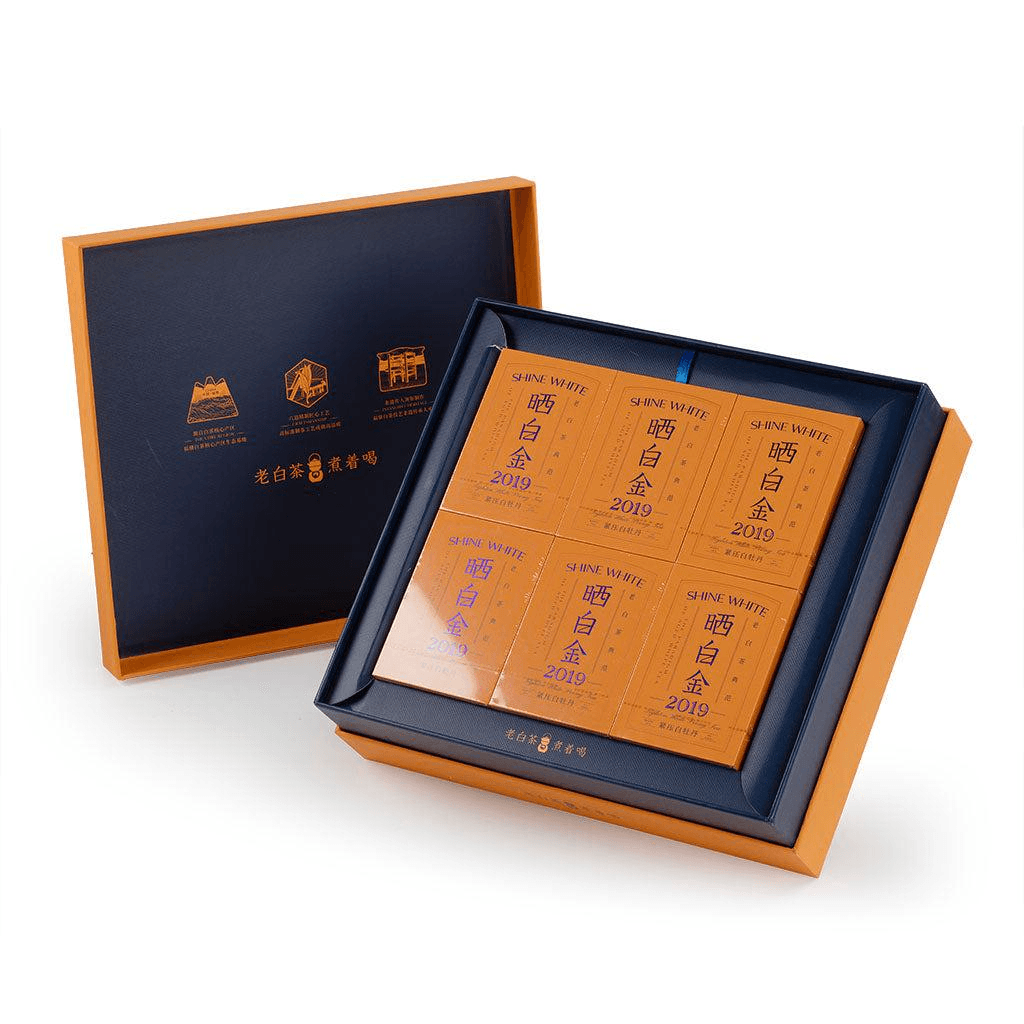 品品香晒白金2019紧压白牡丹白茶360克- 亚米