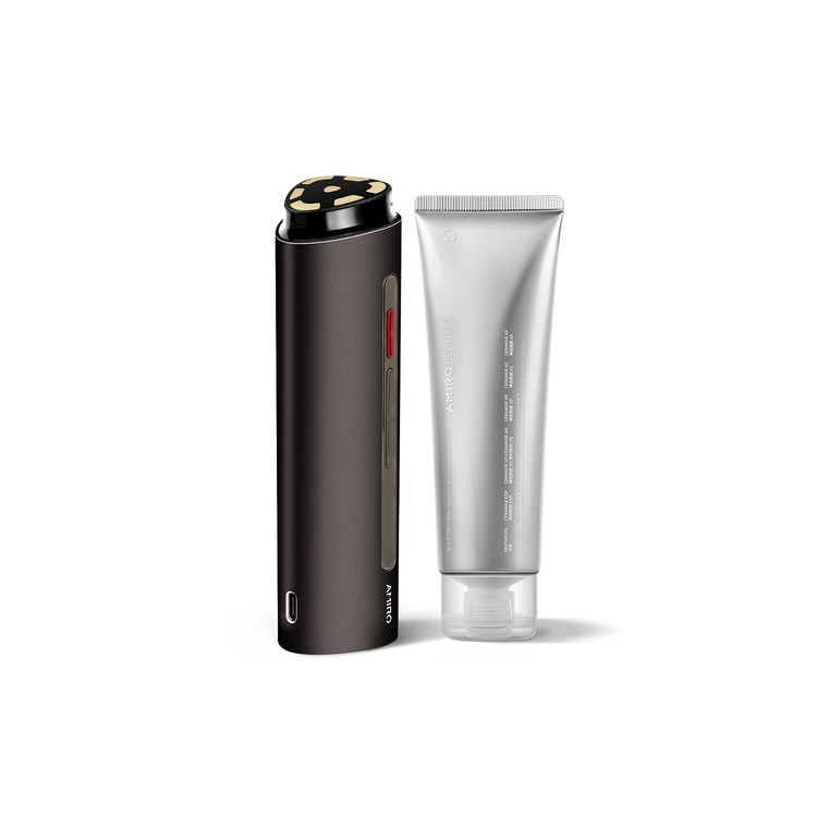 AMIRO R1 PRO Facial RF Skin Tightening Device Black with 70ml