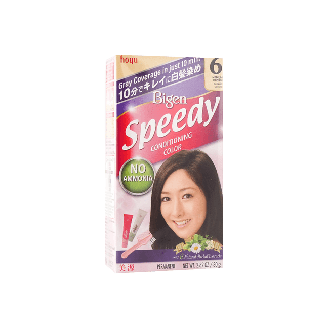 BIGEN Hair Color Hair Dye Speedy #06 Medium Brown