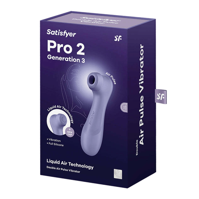 【北美直郵】德國Satisfyer Pro 2 Generation 3 吮吸按摩器- 丁香紫