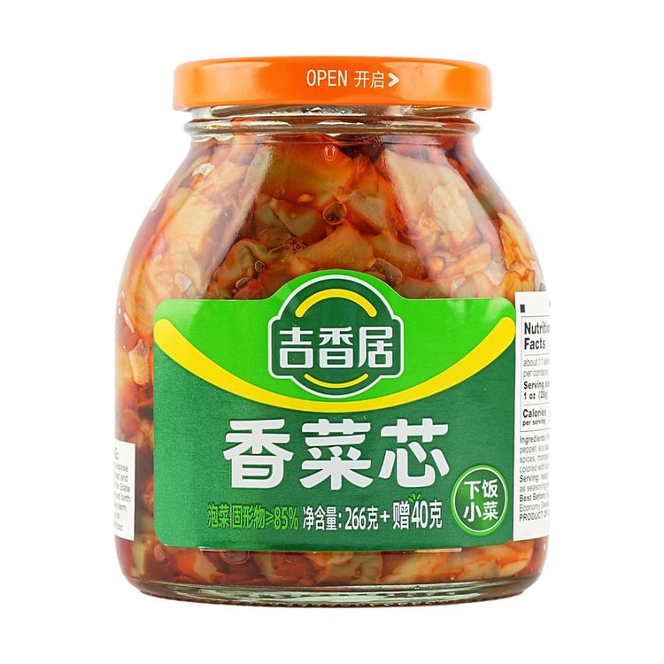 吉香居香菜芯开味泡菜306g - 亚米