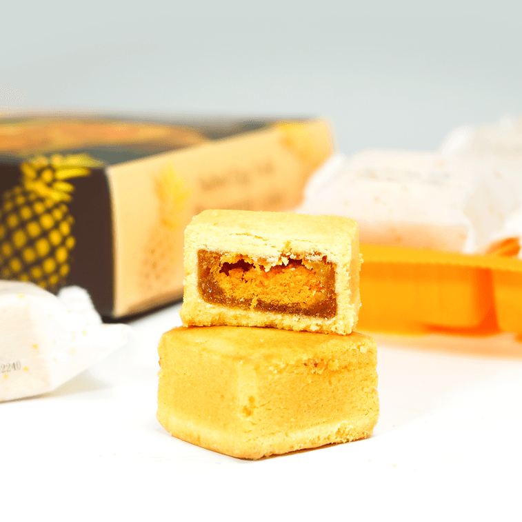 EMPEROR LOVE Monet's Garden Salted Egg Yolk Pineapple Cake - 8 Packs, 12.69oz 5