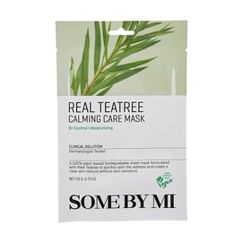 韓國SOME BY MI莎柏蜜 茶樹鎮靜補水保濕痘痘護理面膜 一瓶精華面膜 20g 1片 溫和無刺激 純素認證