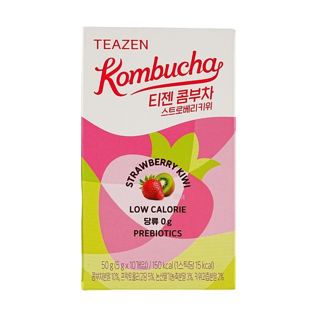 TEAZEN Kombucha Strawberry Kiwi 10T