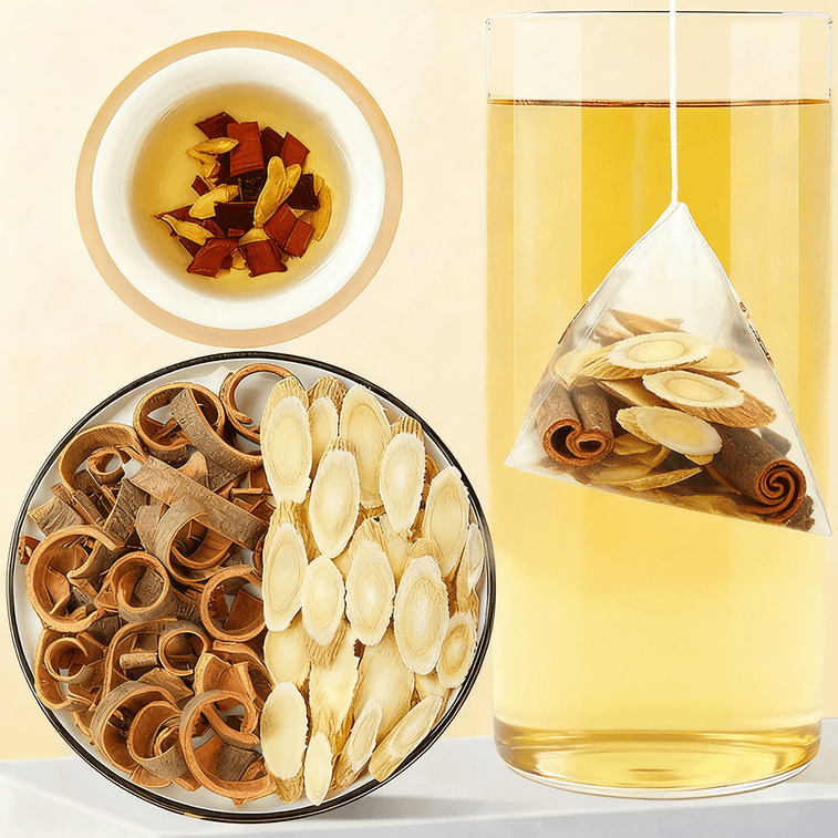 【Livraison directe du Canada】 Thé à la racine d'astragale et à la cannelle Sifanda 100g (5g × 20 sachets) Disperse doucement le froid corporel, soulage la fatigue due au qi faible, réchauffe les mains et les pieds froids en hiver, thé pour réchauffer le corps toute l'année, thé pour réchauffer et compléter le qi. 6