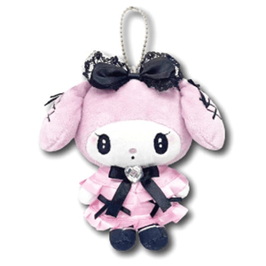 Gothic Maid Outfit Series Plush Keychain 13cm My Melody】