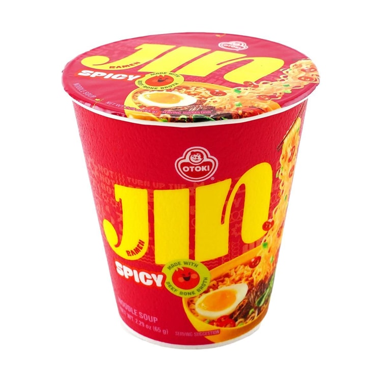 OTTOGI / OTOKI Jin Ramen- Korean Style Instant Cup Noodles , Spicy