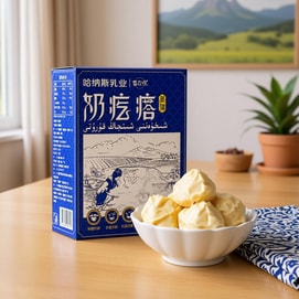 哈纳斯乳业 新疆奶疙瘩 500g【奶香浓郁 无蔗糖】