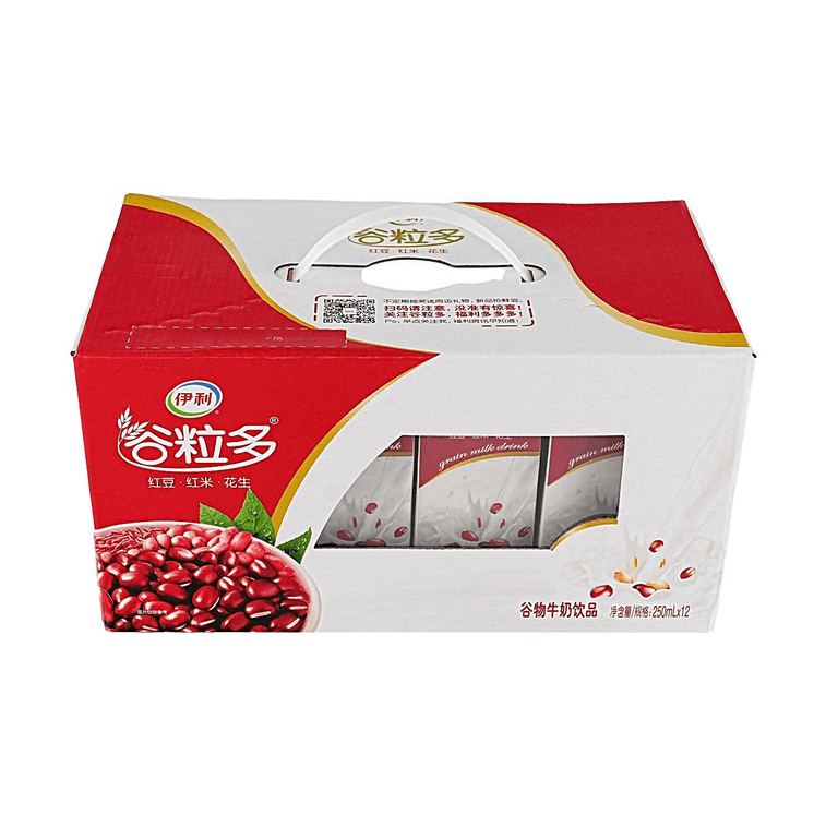 Gu Li Duo Red Bean Red Rice and Peanut Grain Milk Drink, 8.45 fl oz *12 Pack, 101.44 fl oz【Family Case Pack】 3