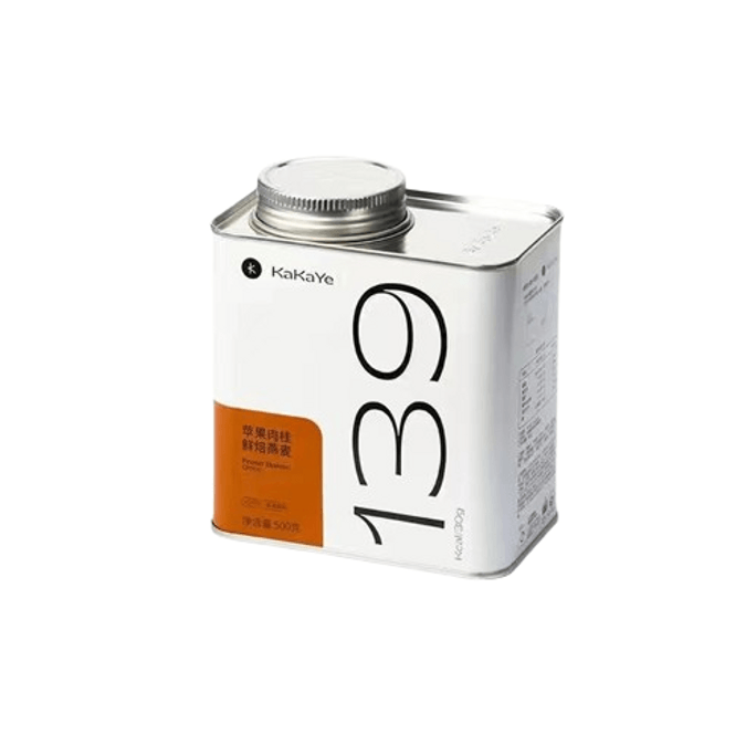 Baked Oatmeal Instant Punch Nutrition Breakfast Yogurt Plain Fruit Nut Apple Cinnamon Muesli 500g/can