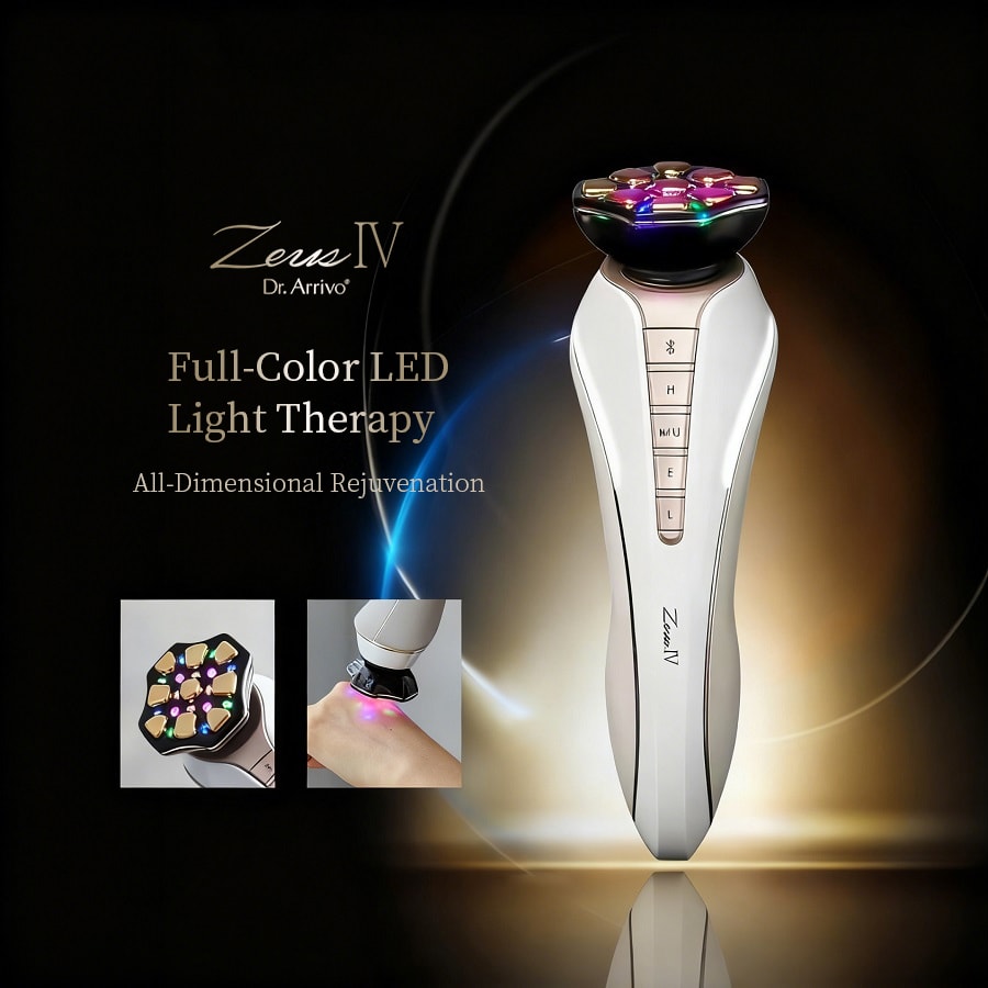 Home Beauty Device Facial Machine Dr. Arrivo Zeus IV Black - Yami.com