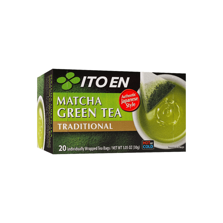 日本ITO EN伊藤园 日式传统抹茶绿茶茶包 20包 30g【0糖0添加】 13