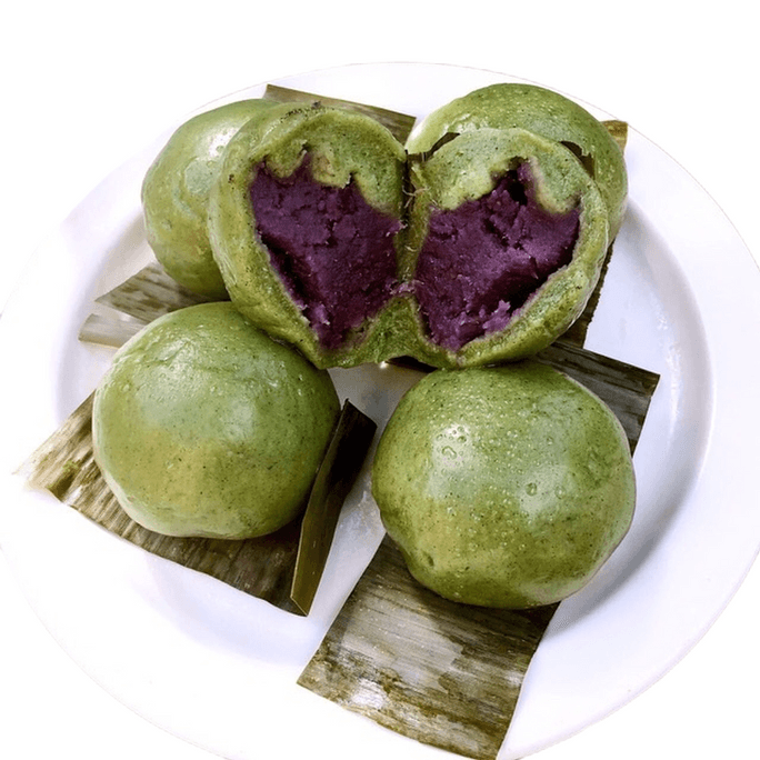 WAI PO JIA  Purple Potato Qingtuan 6pcs 360g