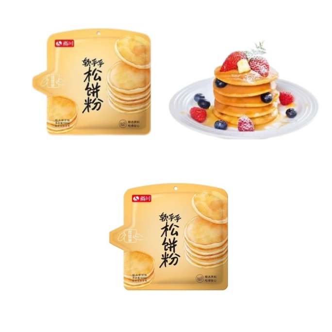 Self-made children's breakfast pancake powder without additives cake pre-mixed powder 100g (2packs)