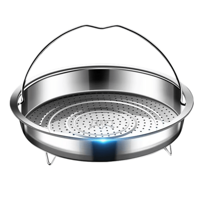 【中国直邮】 lemuugo 蒸架304不锈钢带提手蒸笼蒸盘蒸屉蒸格 20cm