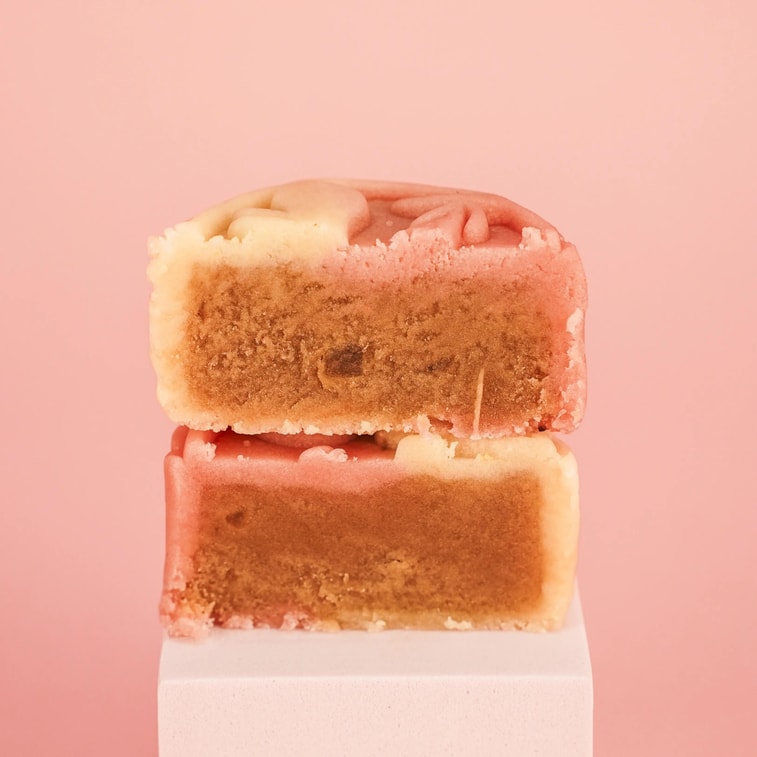 Lily Four Seasons Mooncake Gift Box,4 Flavor 4 Pieces 16.93 oz 【Mango Sago, Coconut Yam, Peach Oolong, Earl Grey】 4
