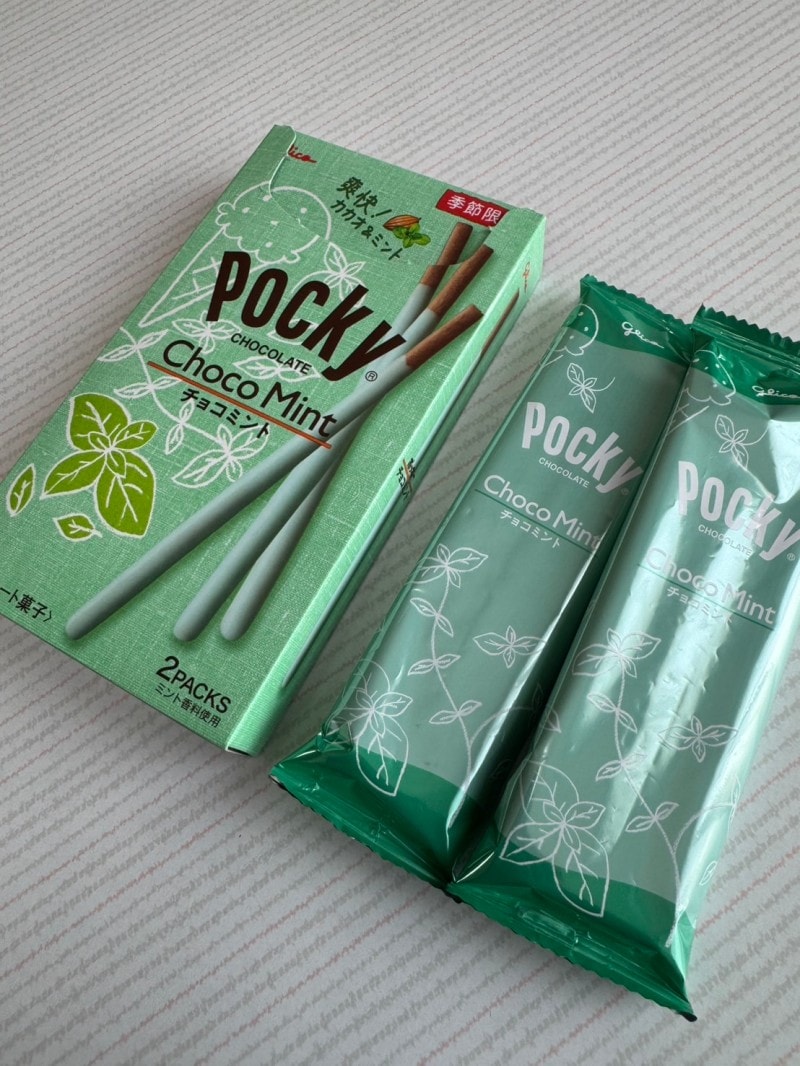 日本 格力高日本 期限限定 薄荷巧克力口味脆棒 2小袋