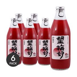 好望水 望梅好 杨梅果汁气泡水 300ml *6【6份超值装】