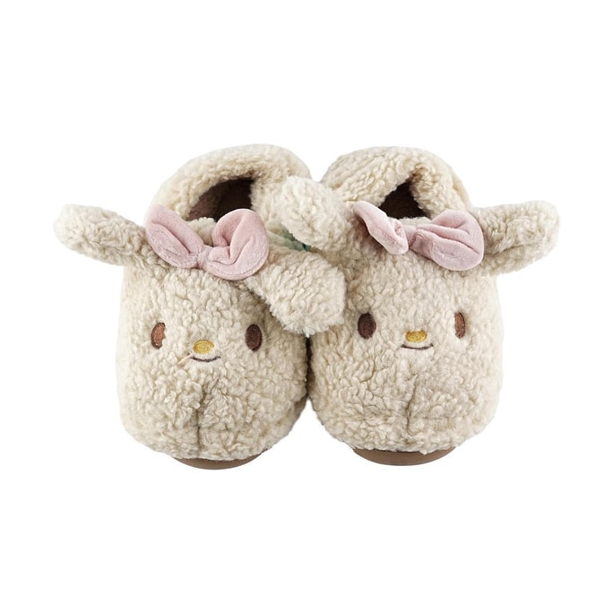 Slippers Xiaolin Jiaheng Big Ear Dog White Pink 36-37
