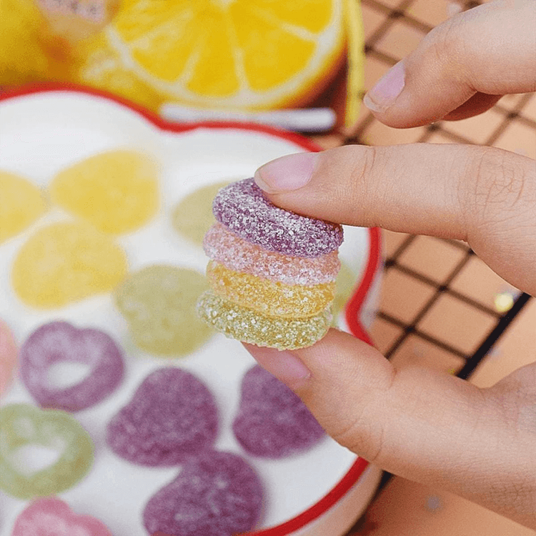 Kanro Pure Pure Fruit Gummies 56g Green Flavor - Yami.com